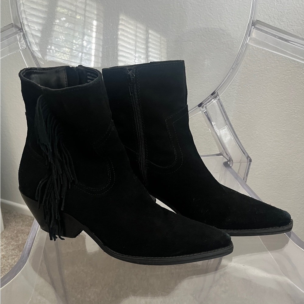 Coconuts by Matisse Suede Tassel Ankle Boots size 6.5